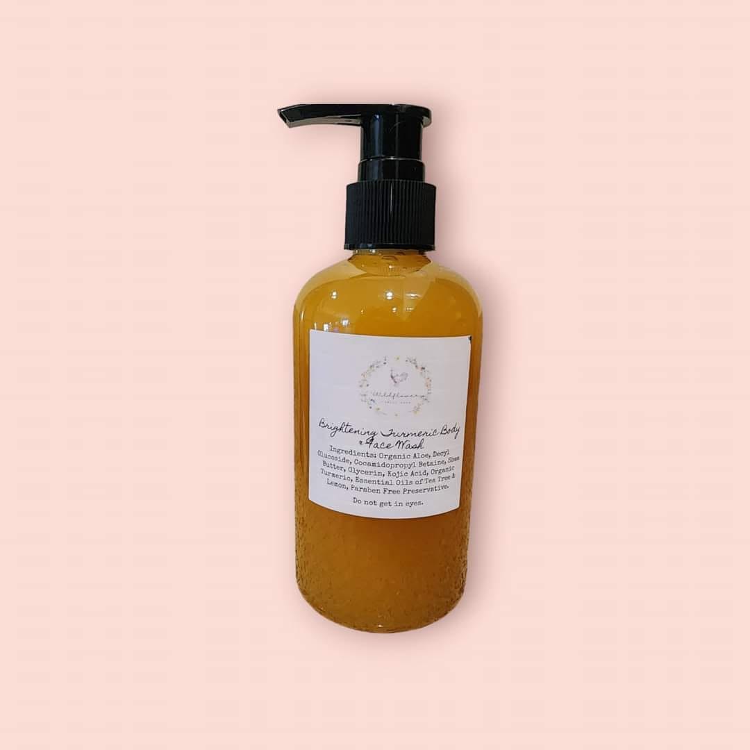 8 oz Brightening Turmeric Face Wash