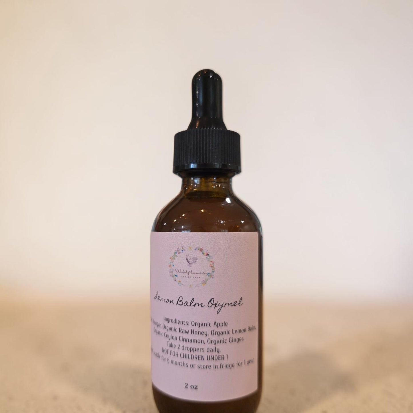 2 oz Lemon Balm Oxymel
