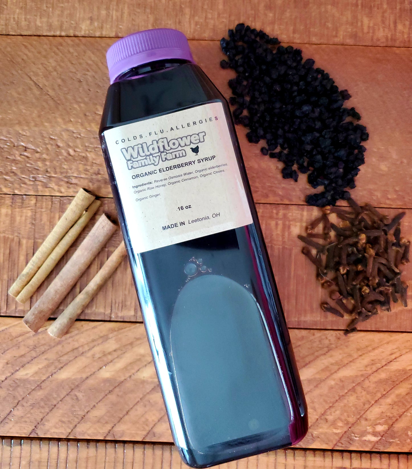 Elderberry Syrup 16 oz