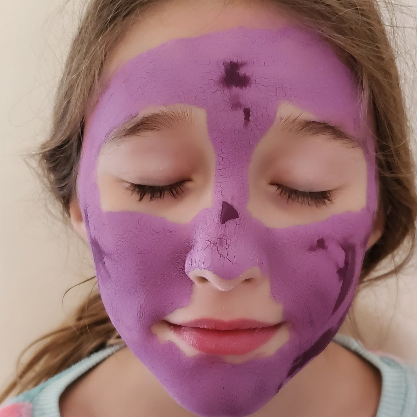 Purple Unicorn Face Mask