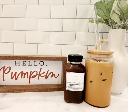 Pumpkin Spice Syrup Made With Organic Ingredients