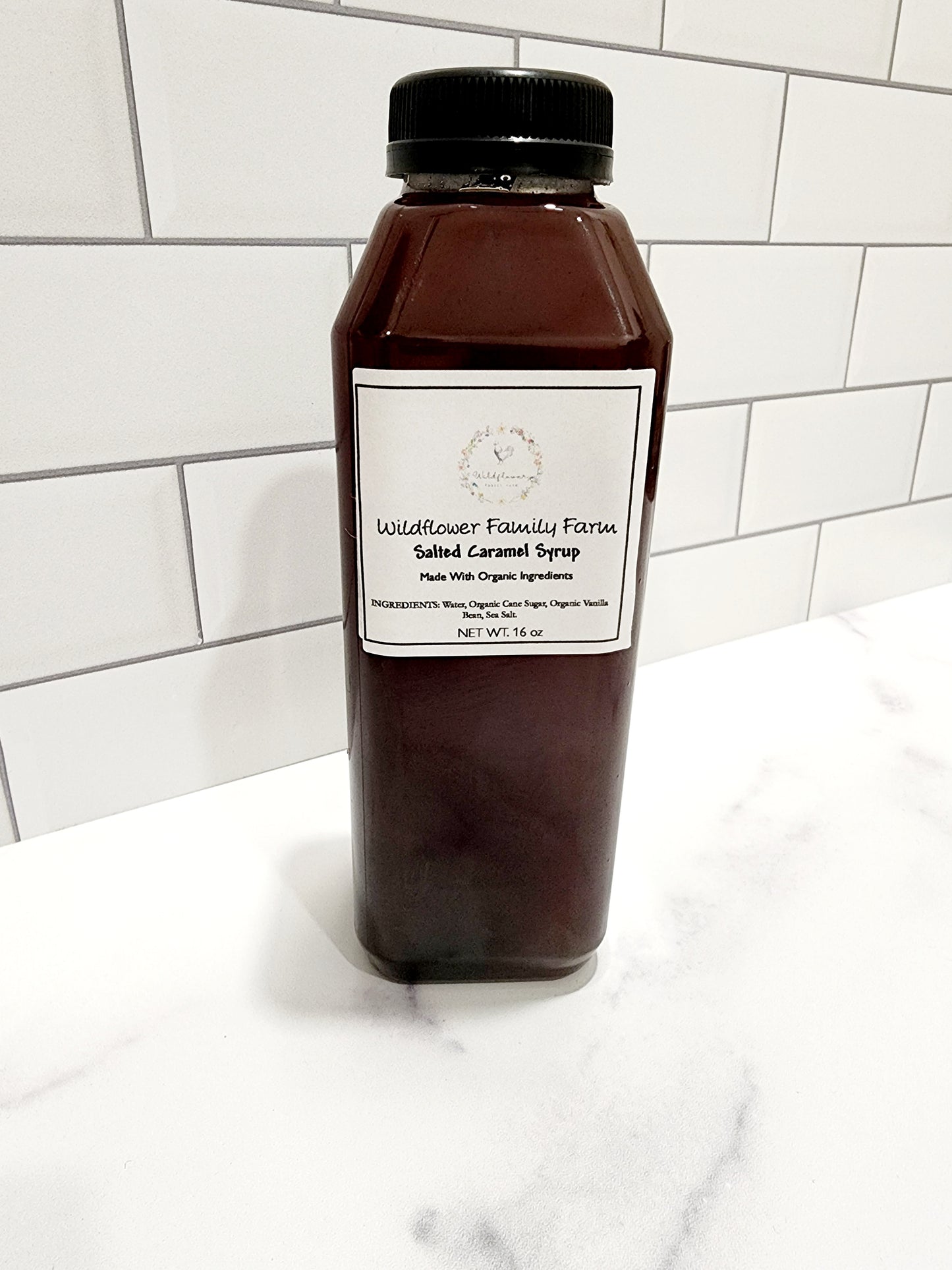 Salted Caramel Coffee Syrup Made With Organic Ingredients