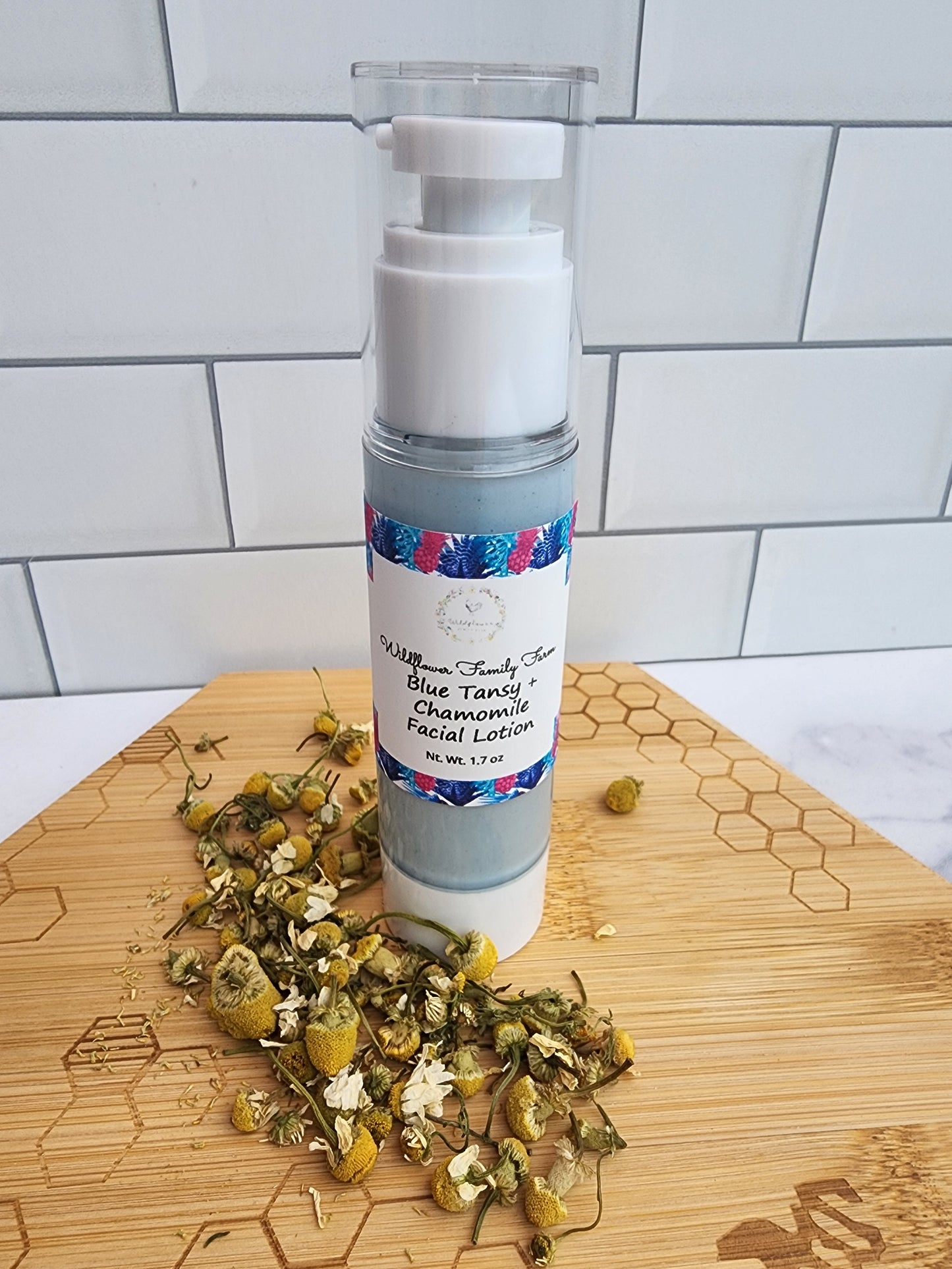 1.7 oz Blue Tansy + Chamomile Facial Lotion