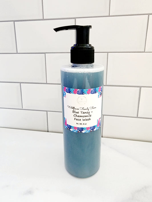 Blue Tansy + Chamomile Face Wash 8 oz